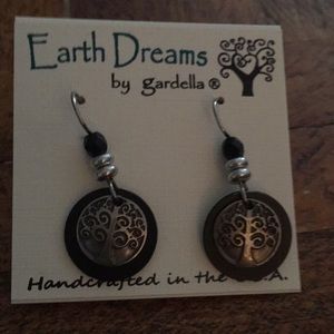 New w/tag earrings!  Black and silver. Retail $17